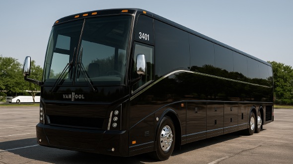 Exterior of Naperville Party Bus Company's 40 Passenger Party Bus in Naperville