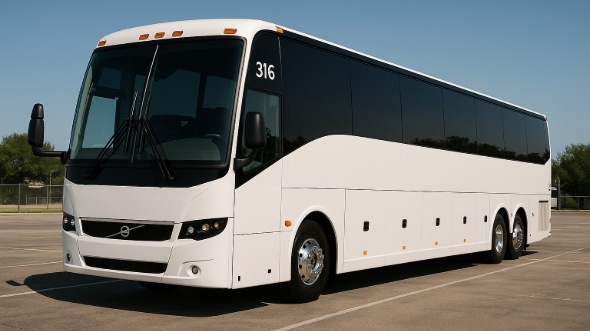 Exterior of Naperville Party Bus Company's 50 Passenger Party Bus in Naperville